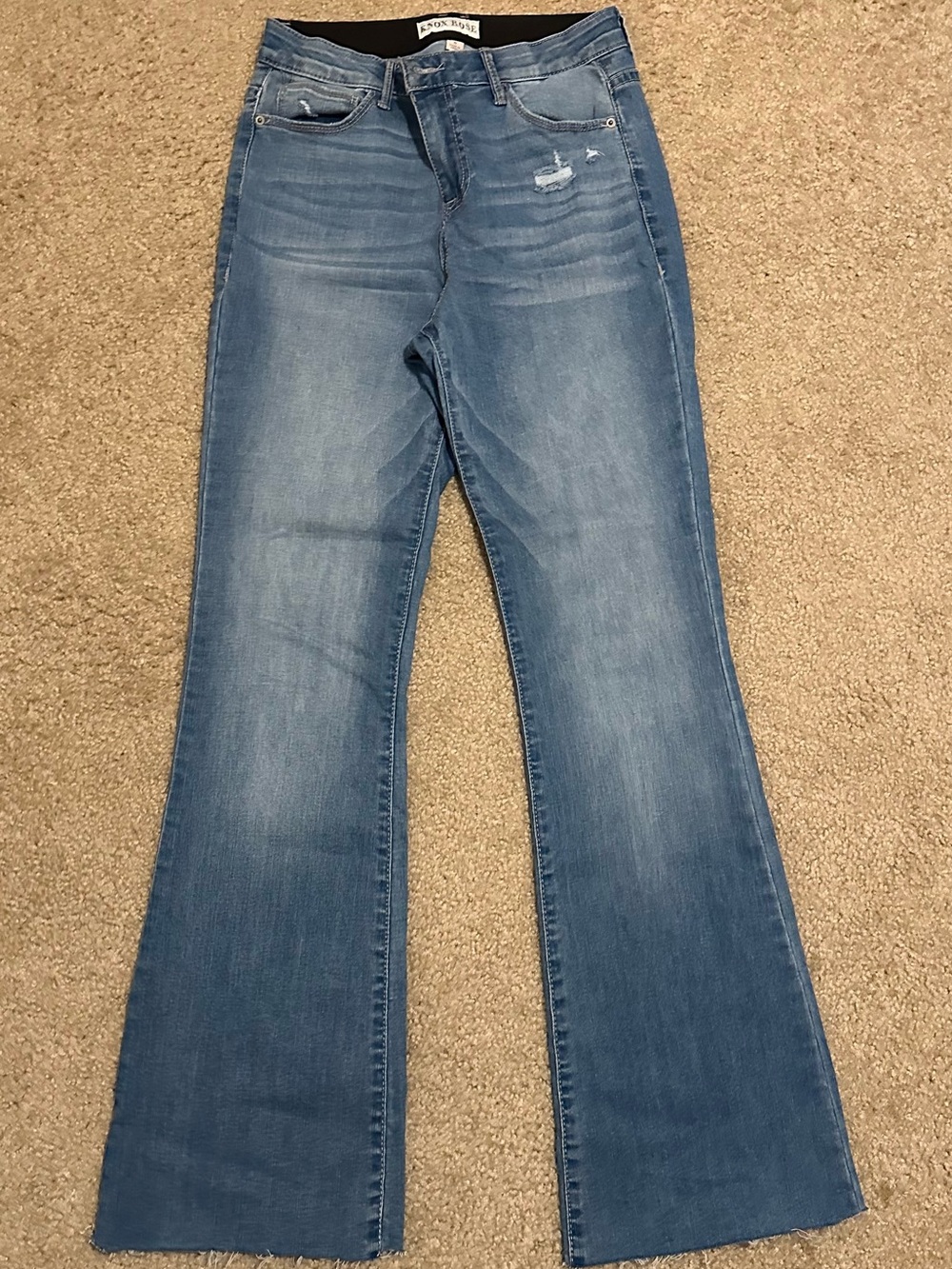 Knox Rose Medium Wash Flare Jeans